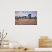 Claude Monet - Poppy Field 1890 (Giverny) Poster (Küche)