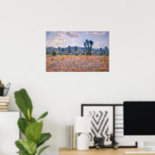 Claude Monet - Poppy Field 1890 (Giverny) Poster (Heimbüro)