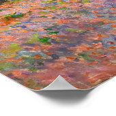 Claude Monet - Poppy Field 1890 (Giverny) Poster (Ecke)