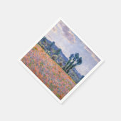 Claude Monet - Poppy Field 1890 (Giverny) Serviette (Ecke)