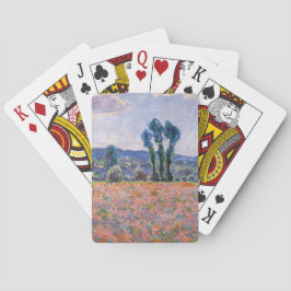 Claude Monet - Poppy Field 1890 (Giverny) Spielkarten