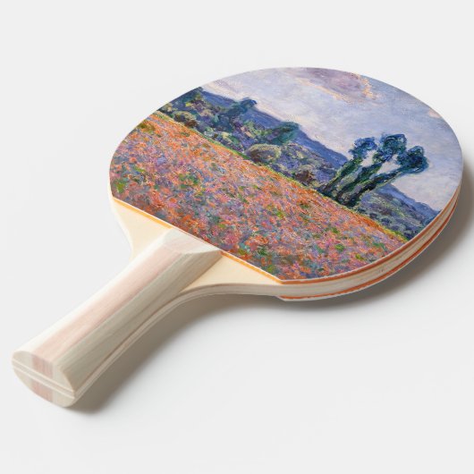 Claude Monet - Poppy Field 1890 (Giverny) Tischtennis Schläger (Vorderseite)