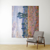 Claude Monet - Poppy Field 1890 (Giverny) Wandteppich (Beispiel)