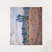 Claude Monet - Poppy Field 1890 (Giverny) Wandteppich (Vorderseite)