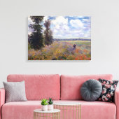 Claude Monet Poppy Fields bei Argenteuil Leinwanddruck (Insitu (Wohnzimmer))