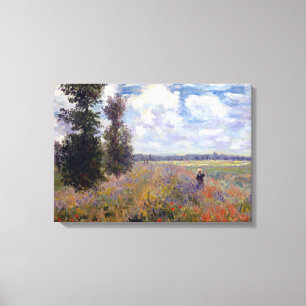 Claude Monet Poppy Fields bei Argenteuil Leinwanddruck