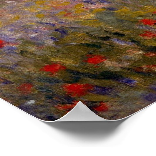 Claude Monet Poppy Fields bei Argenteuil Poster (Ecke)