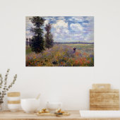 Claude Monet Poppy Fields bei Argenteuil Poster (Küche)