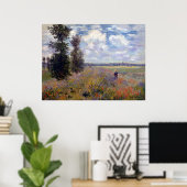 Claude Monet Poppy Fields bei Argenteuil Poster (Heimbüro)