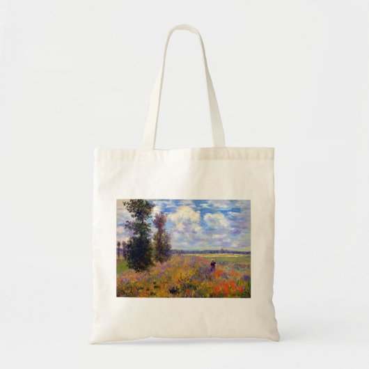 Claude Monet Poppy Fields bei Argenteuil Tragetasche (Vorne)