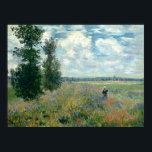 Claude Monet Poppy Fields Poster<br><div class="desc">Claude Monet,  französischer Maler,  1840 - 1926 mit seinem berühmten Gemälde "Poppy Fields".</div>