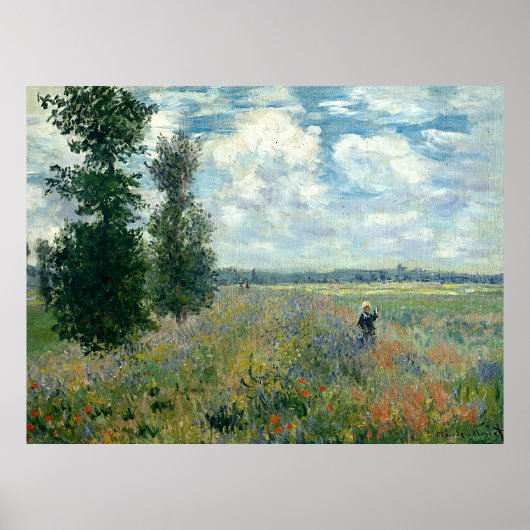Claude Monet Poppy Fields Poster (Vorne)