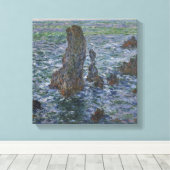 Claude Monet – Port Coton – Pyramids – Pyramides Leinwanddruck (Insitu (Holzboden))