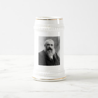Claude Monet Porträt Foto Bierglas