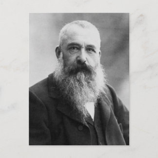 Claude Monet Porträt Foto Postkarte