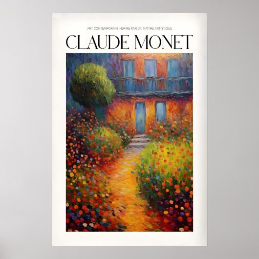 Claude Monet Poster Druck (Vorne)