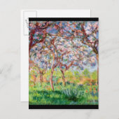 Claude Monet | Printemps a Giverny, 1903 Postkarte (Vorne/Hinten)