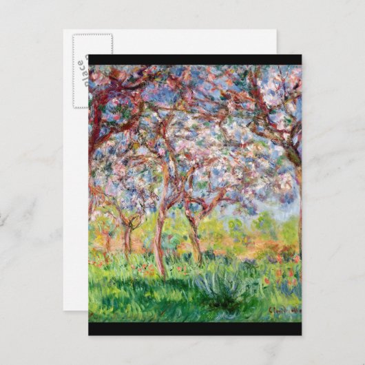 Claude Monet | Printemps a Giverny, 1903 Postkarte (Vorne/Hinten)