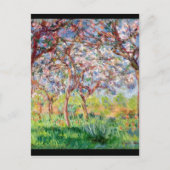 Claude Monet | Printemps a Giverny, 1903 Postkarte (Vorderseite)