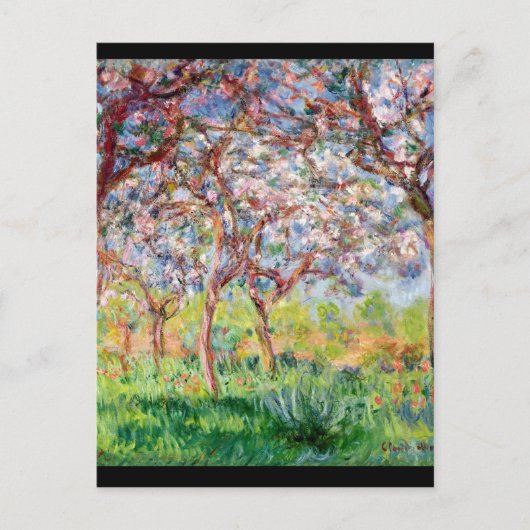 Claude Monet | Printemps a Giverny, 1903 Postkarte (Vorderseite)