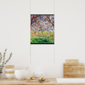 Claude Monet | Printemps a Giverny Poster (Küche)