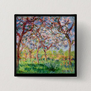 Claude Monet Printemps ein Giverny Button