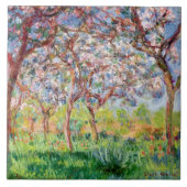 Claude Monet | Printemps ein Giverny Fliese (Vorderseite)