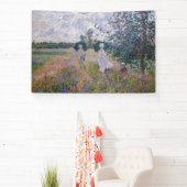 Claude Monet - Promenade in der Nähe von Argenteui Banner (InSitu)