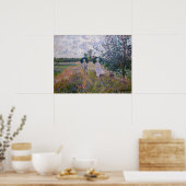 Claude Monet - Promenade in der Nähe von Argenteui Poster (Küche)