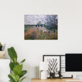Claude Monet - Promenade in der Nähe von Argenteui Poster (Heimbüro)
