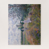 Claude Monet - Promenade in der Nähe von Argenteui Puzzle (Vertikal)