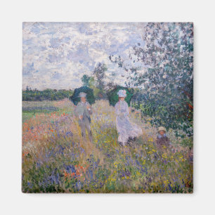 Claude Monet - Promenade nahe Argenteuil Magnet