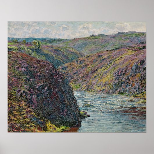 Claude Monet | Ravines der Creuse Poster (Vorne)