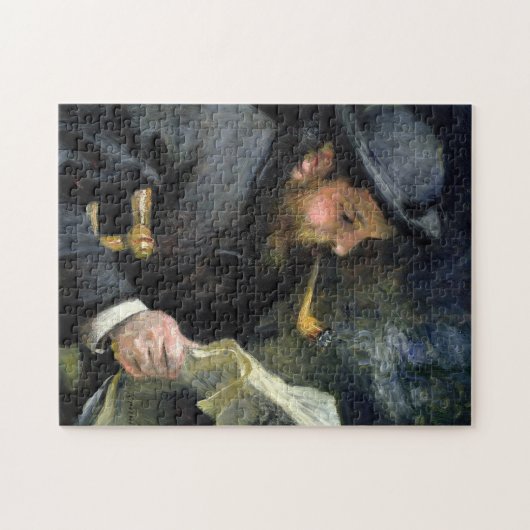 Claude Monet Reading - Pierre Auguste Renoir Puzzle (Horizontal)