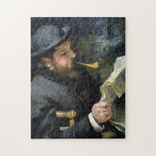 Claude Monet Reading - Pierre Auguste Renoir Puzzle