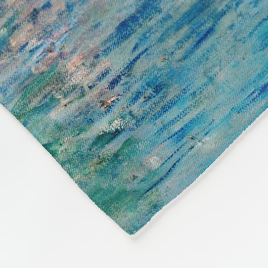 Claude Monet - Red Boats, Argenteuil Fleecedecke (Ecke)