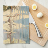 Claude Monet | Regatta at Argenteuil, c.1872 Geschirrtuch (Viertel Falte)