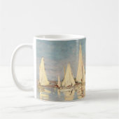 Claude Monet | Regatta at Argenteuil, c.1872 Kaffeetasse (Links)