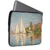 Claude Monet | Regatta at Argenteuil, c.1872 Laptopschutzhülle (Vorne Rechts)