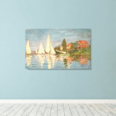 Claude Monet | Regatta at Argenteuil, c.1872 Leinwanddruck (Insitu (Holzboden))