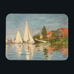 Claude Monet | Regatta at Argenteuil, c.1872 Magnet<br><div class="desc">Regatta in Argenteuil,  c.1872 | von Claude Monet | Art Location: Museo d'Orsay,  Paris,  Frankreich | Französische Künstlerin | Image Collection number: XIR66050</div>