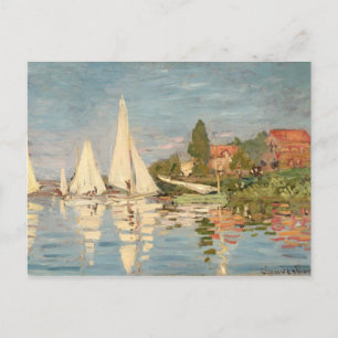 Claude Monet   Regatta at Argenteuil, c.1872 Postkarte