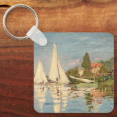 Claude Monet | Regatta at Argenteuil, c.1872 Schlüsselanhänger (Vorderseite)