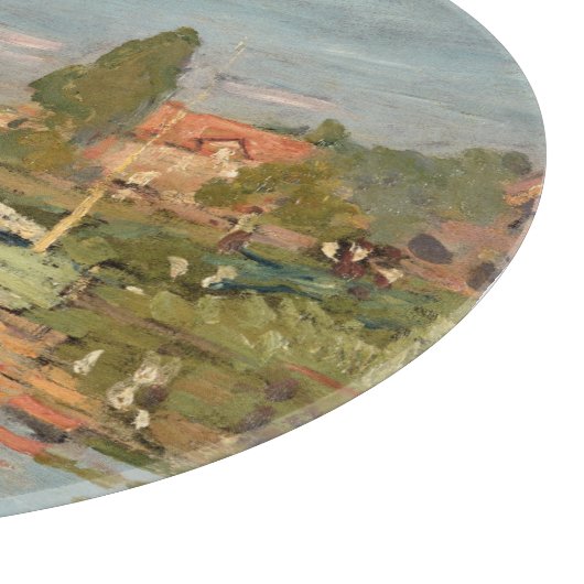 Claude Monet | Regatta at Argenteuil, c.1872 Schneidebrett (Ecke)