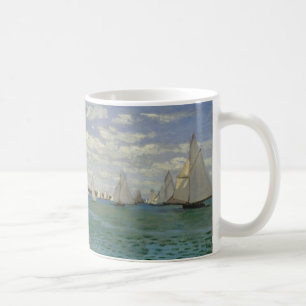 Claude Monet   Regatta bei Sainte-Adresse Kaffeetasse