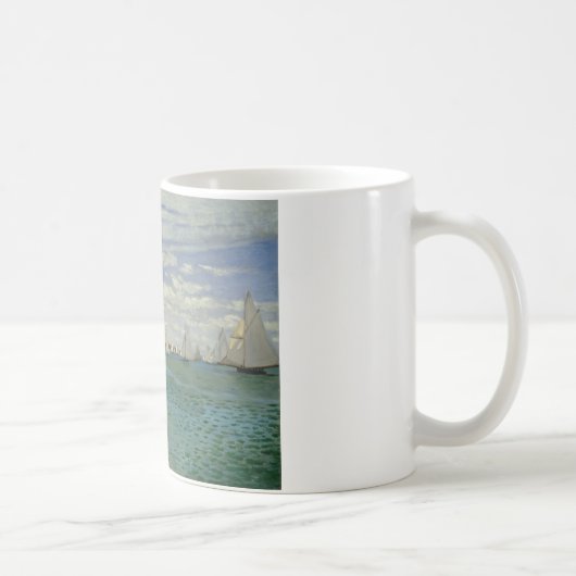 Claude Monet - Regatta bei Sainte-Adresse Kaffeetasse (Rechts)