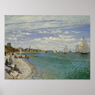 Claude Monet   Regatta bei Sainte-Adresse Poster