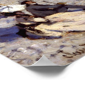 Claude Monet Regatta bei Sainte-Adresse Poster (Ecke)