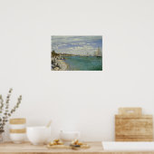 Claude Monet - Regatta bei Sainte-Adresse Poster (Küche)