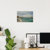 Claude Monet - Regatta bei Sainte-Adresse Poster (Heimbüro)